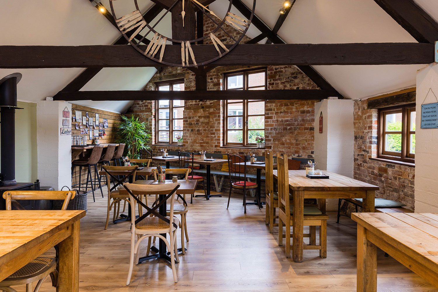 Krumbz Cafe Interior seating