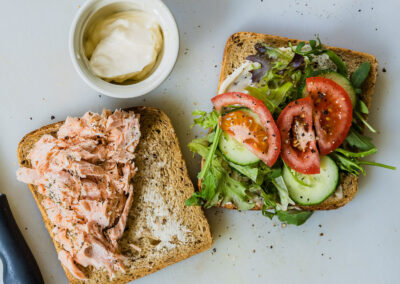 Salmon Open Sandwich