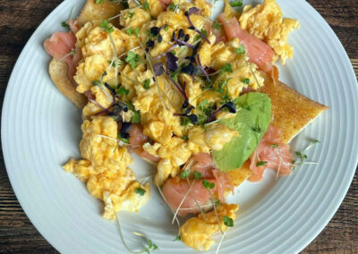 Scrambled Eggs Smoked Salmon
