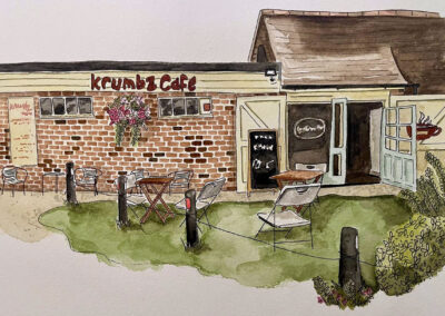 Water Colour Krumbz Cafe